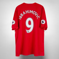 2016-2017 Manchester United Adidas Home Shirt #9 Zlatan Ibrahimovic - Marketplace