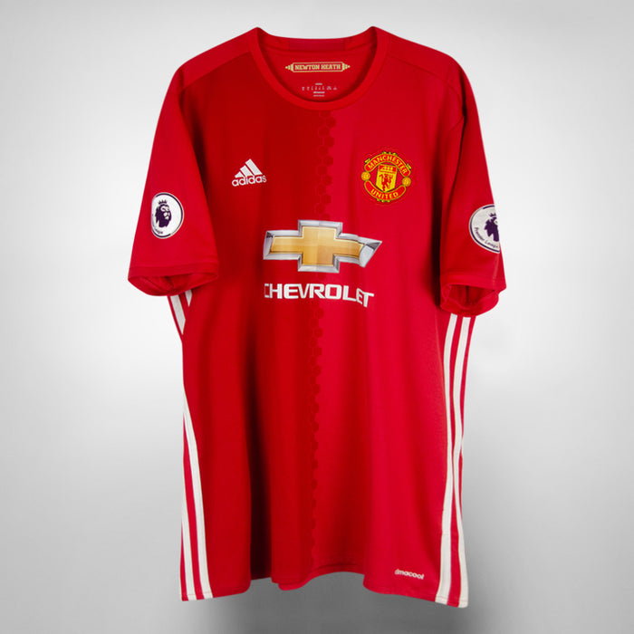 2016-2017 Manchester United Adidas Home Shirt #9 Zlatan Ibrahimovic - Marketplace