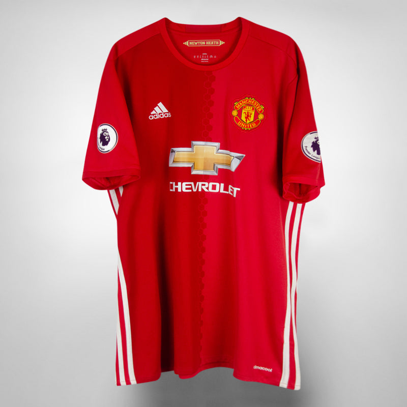 2016-2017 Manchester United Adidas Home Shirt #9 Zlatan Ibrahimovic - Marketplace