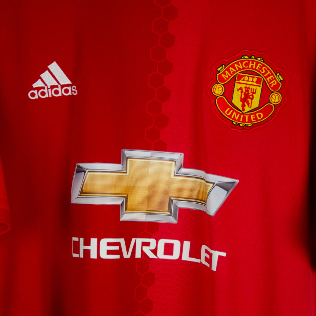 2016-2017 Manchester United Adidas Home Shirt #9 Zlatan Ibrahimovic - Marketplace