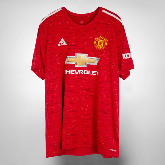 2020-2021 Manchester United Adidas Home Shirt #18 Bruno Fernandes - Marketplace