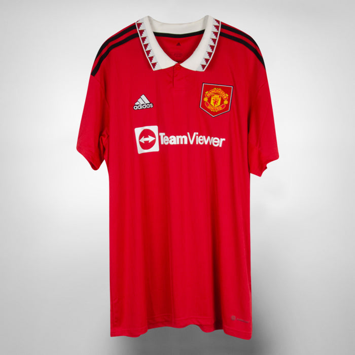 2022-2023 Manchester United Adidas Home Shirt #10 Marcus Rashford - Marketplace