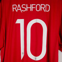 2022-2023 Manchester United Adidas Home Shirt #10 Marcus Rashford - Marketplace