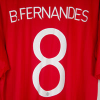 2022-2023 Manchester United Adidas Home Shirt #8 Bruno Fernandes - Marketplace