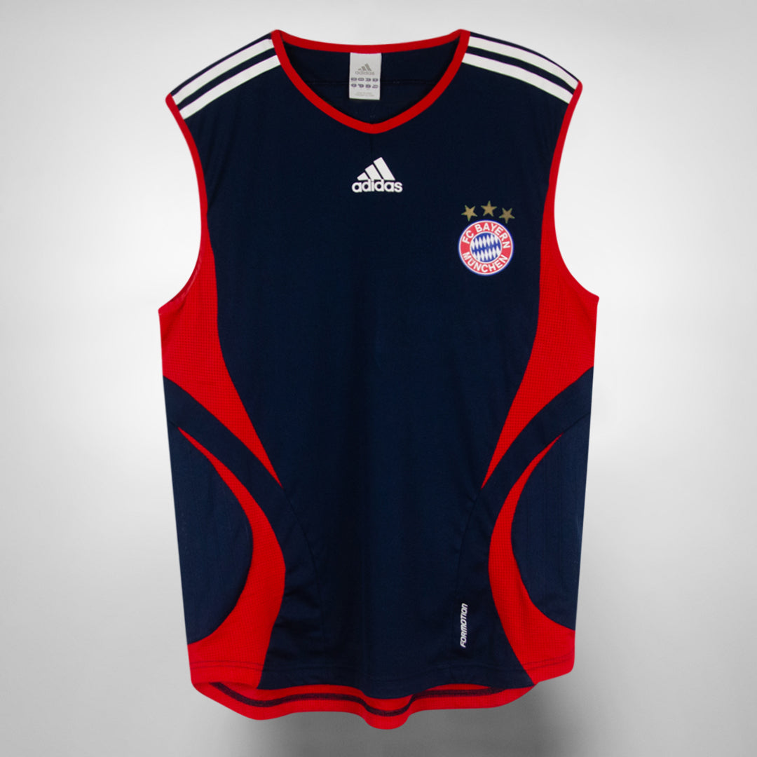 2006-2007 Bayern Munich Adidas Formotion Sleeveless Training Vest - Marketplace