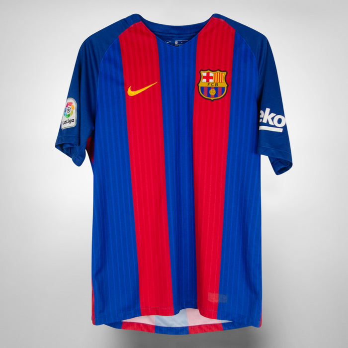 2016-2017 Barcelona Nike Home Shirt #10 Lionel Messi - Marketplace