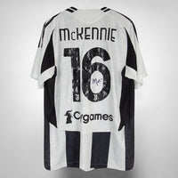 2024-2025 Juventus Adidas Match Issue Signed Home Shirt #16 Weston McKennie - Marketplace