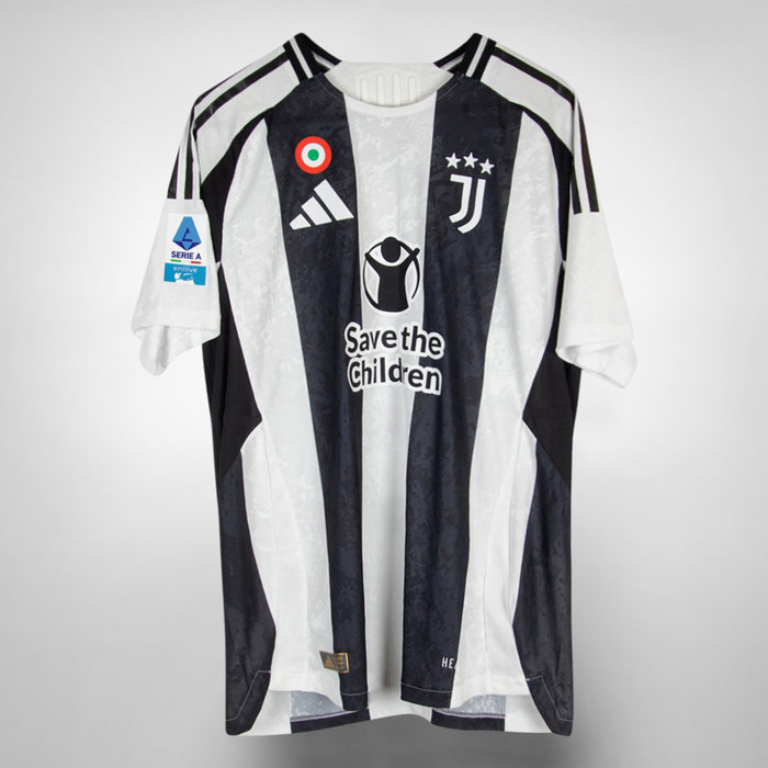 2024-2025 Juventus Adidas Match Issue Signed Home Shirt #16 Weston McKennie - Marketplace
