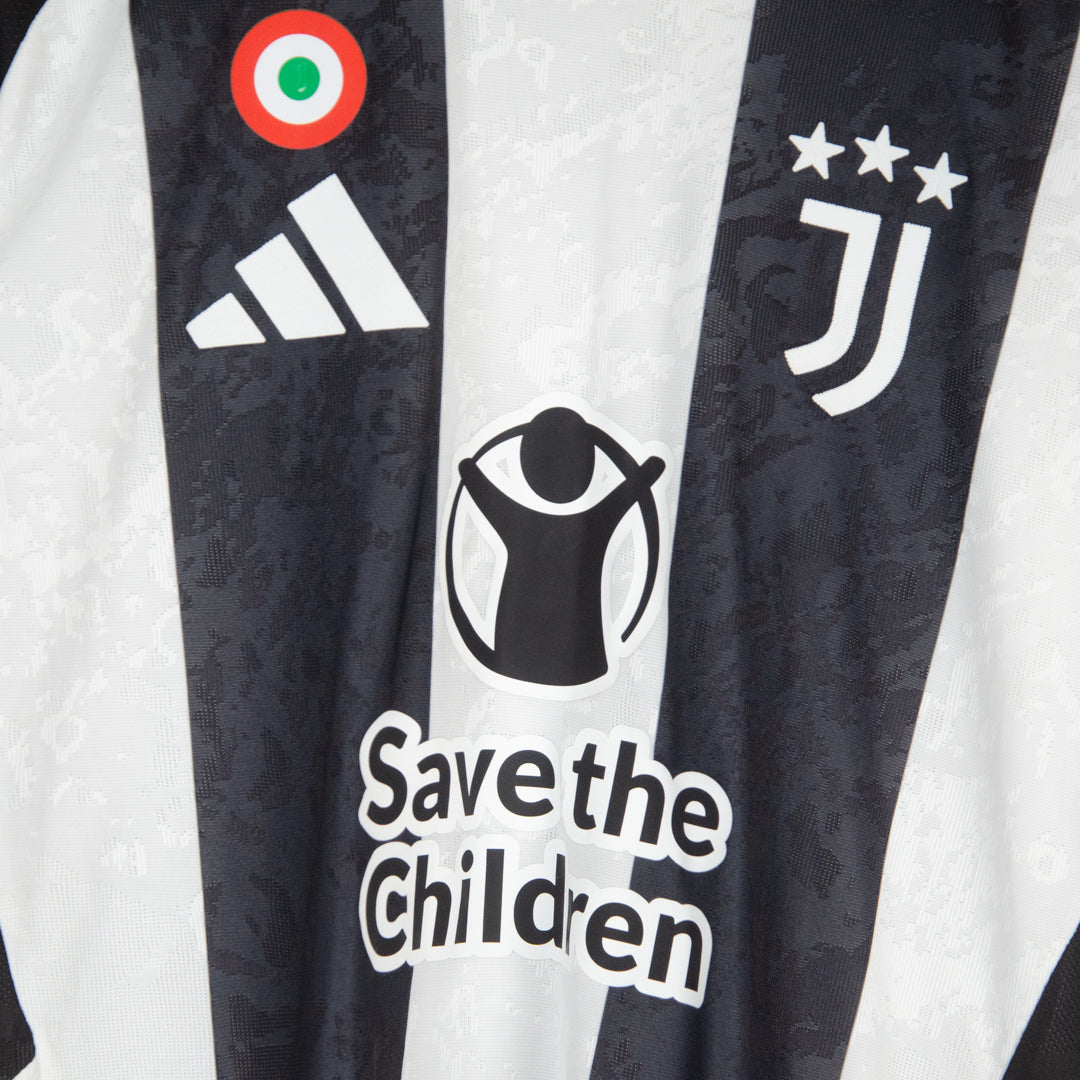 2024-2025 Juventus Adidas Match Issue Signed Home Shirt #16 Weston McKennie - Marketplace