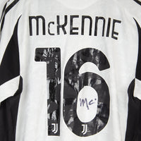 2024-2025 Juventus Adidas Match Issue Signed Home Shirt #16 Weston McKennie - Marketplace