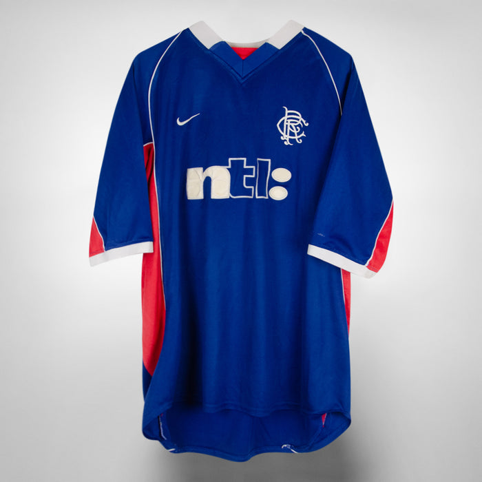 2001-2002 Glasgow Rangers Nike Home Shirt - Marketplace
