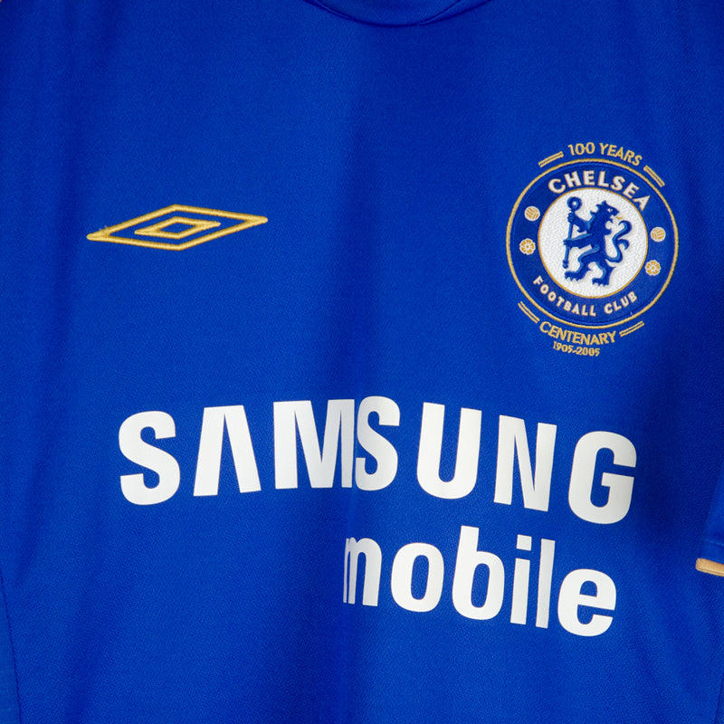 2005-2006 Chelsea Umbro Centenary Home Shirt #8 Frank Lampard - Marketplace