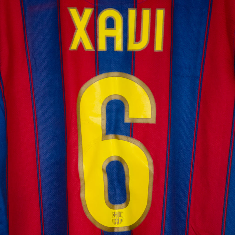 2009-2010 Barcelona Nike Home Shirt #6 Xavi - Marketplace