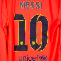 2014-2015 Barcelona Nike Away Shirt #10 Lionel Messi - Marketplace