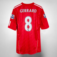 2010-2012 Liverpool Adidas Home Shirt #8 Steven Gerrard - Marketplace