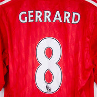 2010-2012 Liverpool Adidas Home Shirt #8 Steven Gerrard - Marketplace