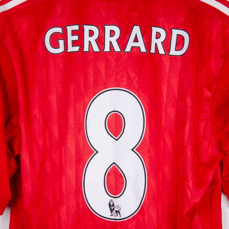 2010-2012 Liverpool Adidas Home Shirt #8 Steven Gerrard - Marketplace