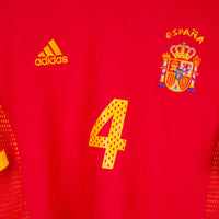 2002-2003 Spain Adidas Home Shirt #4 Iven Helguera - Marketplace