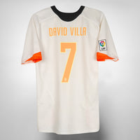 2005-2006 Valencia CF Nike Home Shirt #7 David Villa