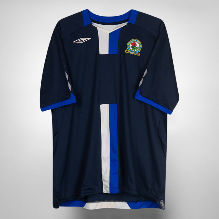 2008-2009 Blackburn Rovers Umbro Away Shirt #12 Morten Gamst Pedersen
