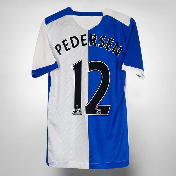 2008-2009 Blackburn Rovers Umbro Home Shirt #12 Morten Gamst Pedersen