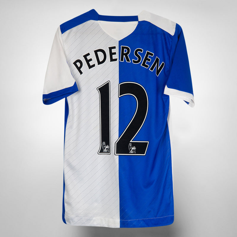 2008-2009 Blackburn Rovers Umbro Home Shirt #12 Morten Gamst Pedersen
