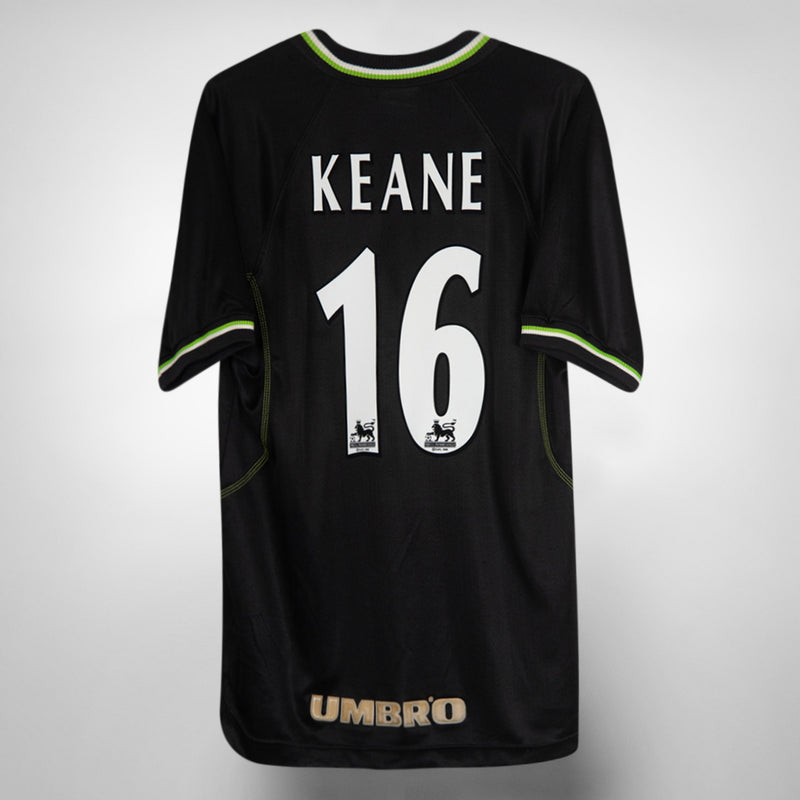 1998-1999 Manchester United Umbro Third Shirt #16 Roy Keane