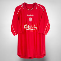 2000-2002 Liverpool Reebok Home Shirt #17 Steven Gerrard