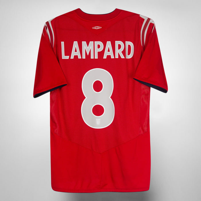 2004-2006 England Umbro Away Shirt #8 Frank Lampard