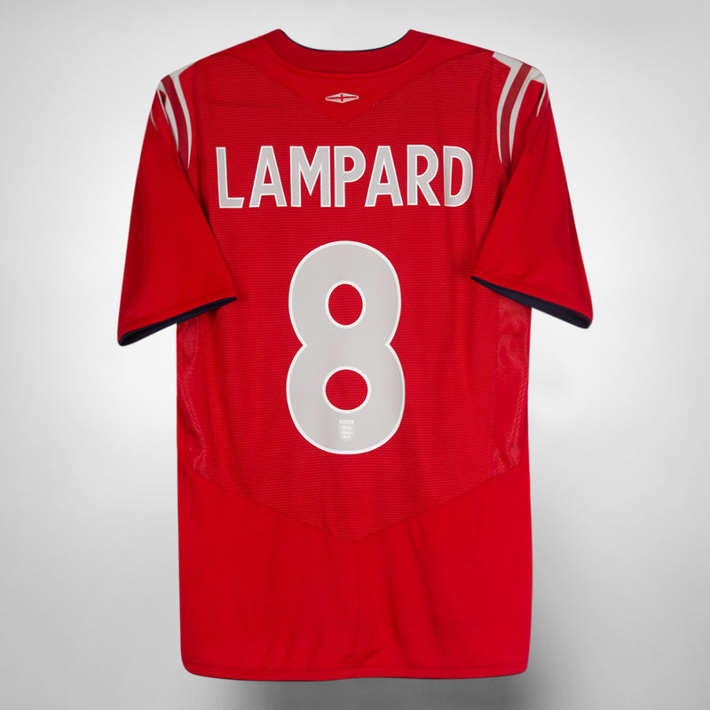 2004-2006 England Umbro Away Shirt #8 Frank Lampard
