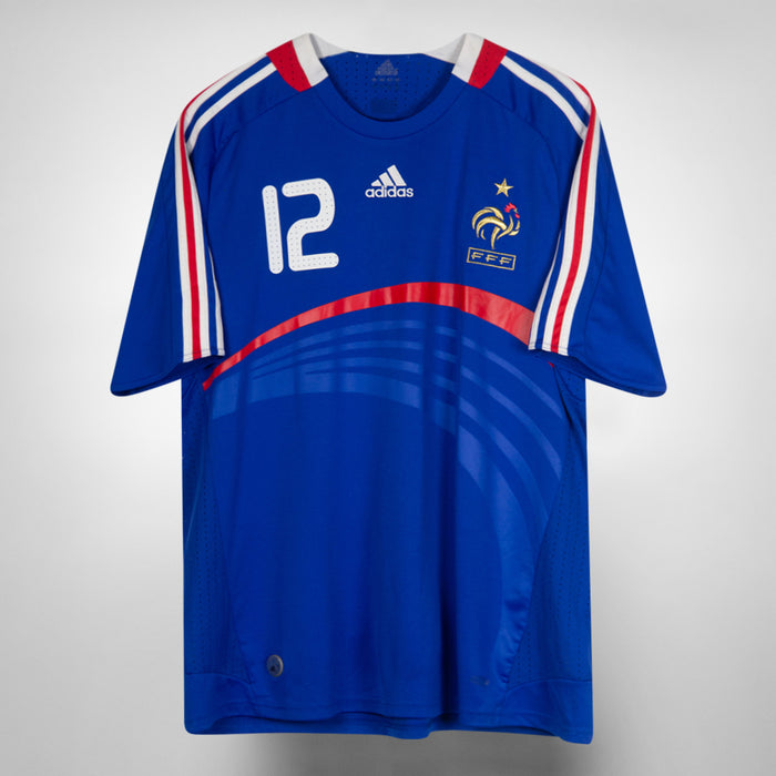 2008-2009 France Adidas Home Shirt #12 Theirry Henry
