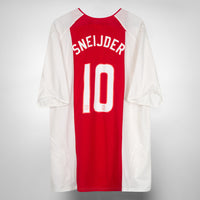 2006-2007 Ajax Adidas Home Shirt #10 Wesley Sneijder