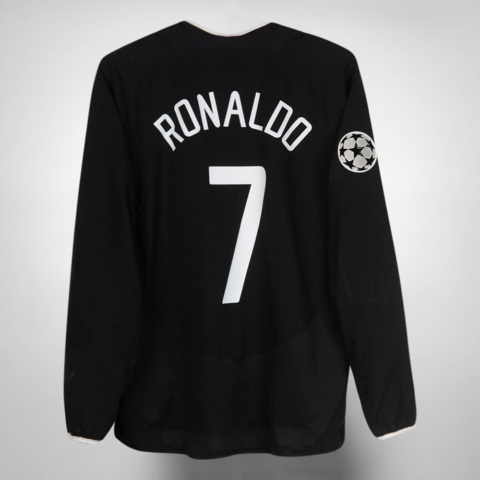 2003-2005 Manchester United Nike UCL Away Shirt #7 Cristiano Ronaldo