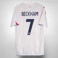 2005-2007 England Umbro Home Shirt #7 David Beckham