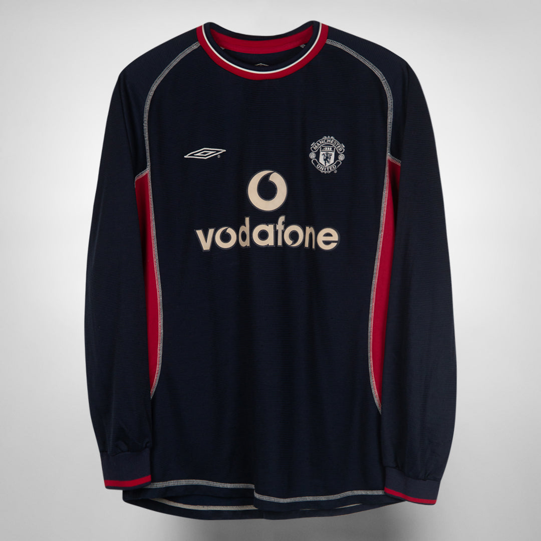 2000-2001 Manchester United Umbro Third Shirt #7 David Beckham