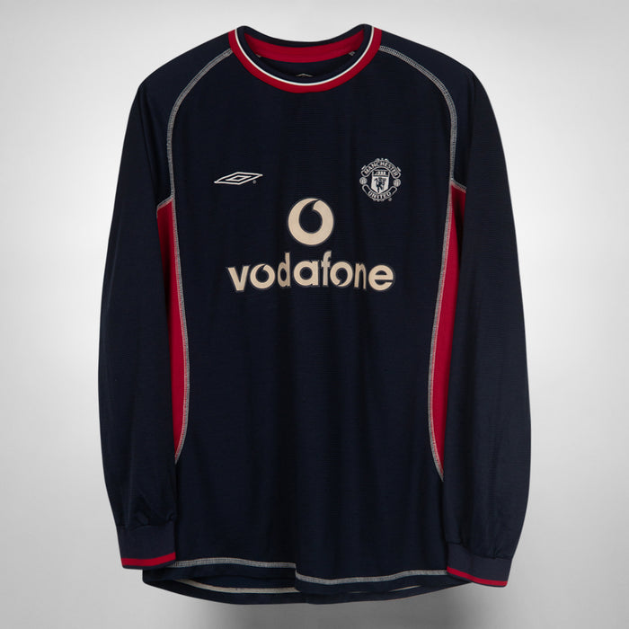 2000-2001 Manchester United Umbro Third Shirt #7 David Beckham