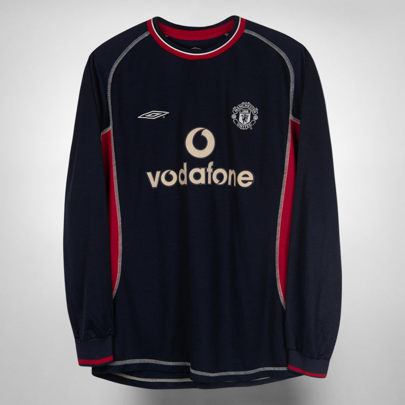 2000-2001 Manchester United Umbro Third Shirt #7 David Beckham