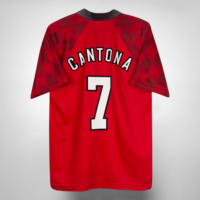 1996-1997 Manchester United Umbro Home Shirt #7 Eric Cantona