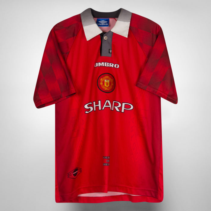 1996-1997 Manchester United Umbro Home Shirt #7 Eric Cantona