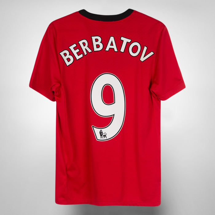 2009-2010 Manchester United Nike Home Shirt #9 Dimitar Berbatov
