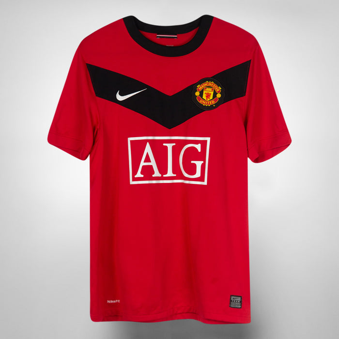 2009-2010 Manchester United Nike Home Shirt #9 Dimitar Berbatov