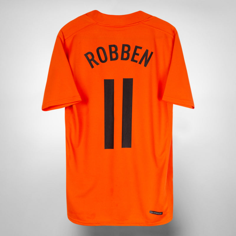 2006-2008 Netherlands Nike Home Shirt #11 Arjen Robben