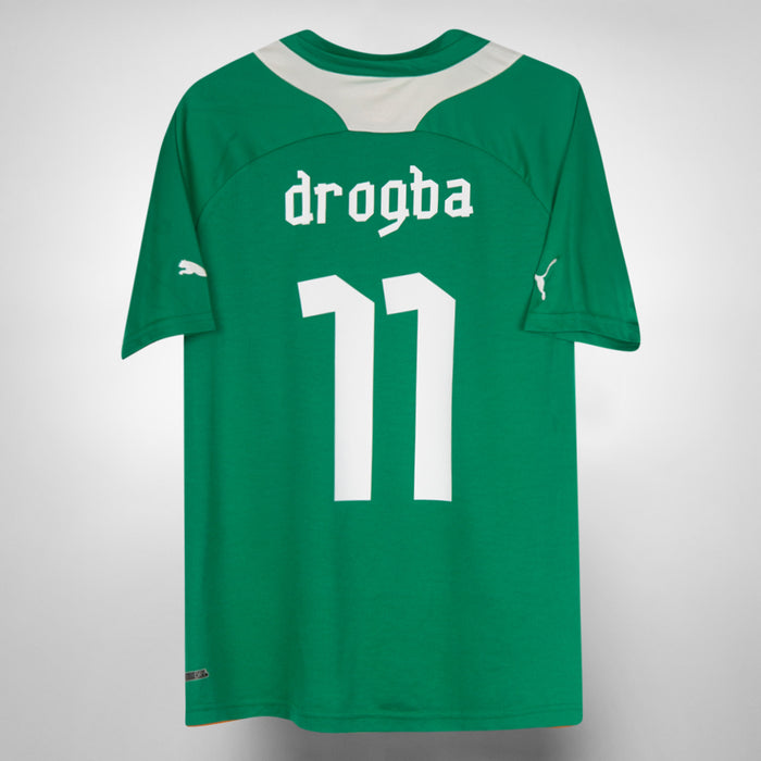 2012 Ivory Coast Puma Home Shirt #11 Didier Drogba