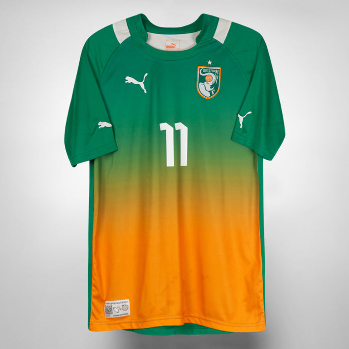 2012 Ivory Coast Puma Home Shirt #11 Didier Drogba