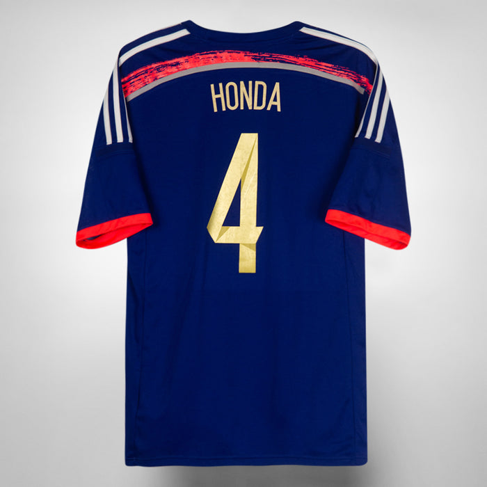 2014-2015 Japan Adidas Home Shirt #4 Keisuke Honda