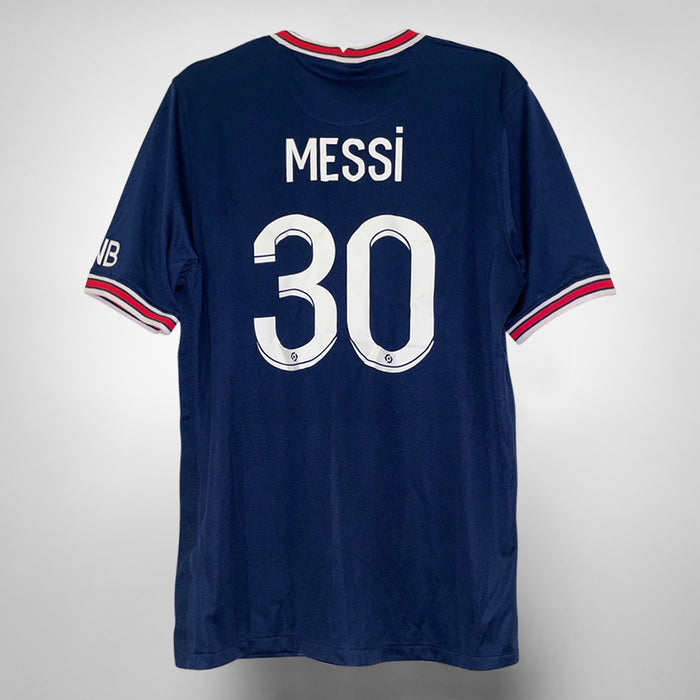 2021-2022 Paris Saint Germain PSG Nike Home Shirt #30 Lionel Messi - Marketplace