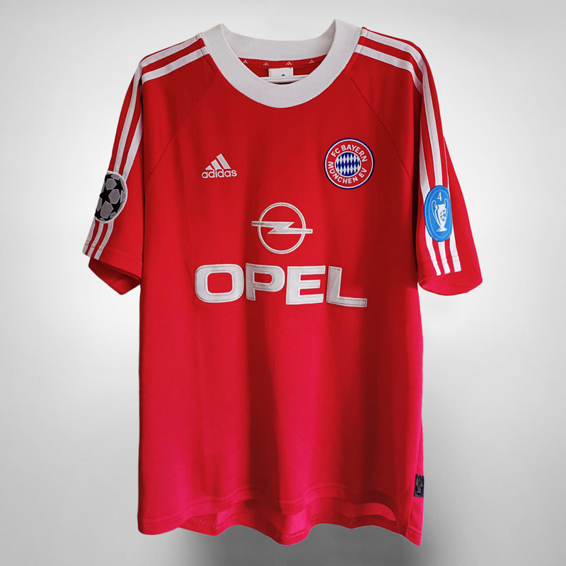 2000-2001 Bayern Munich Adidas UCL Home Shirt #11 Effenberg - Marketplace