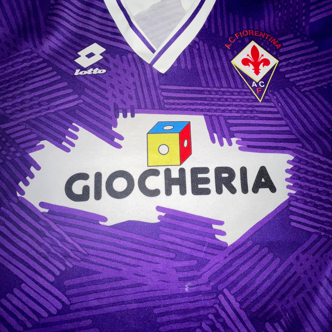 1991-1992 Fiorentina Lotto Home Shirt - Marketplace