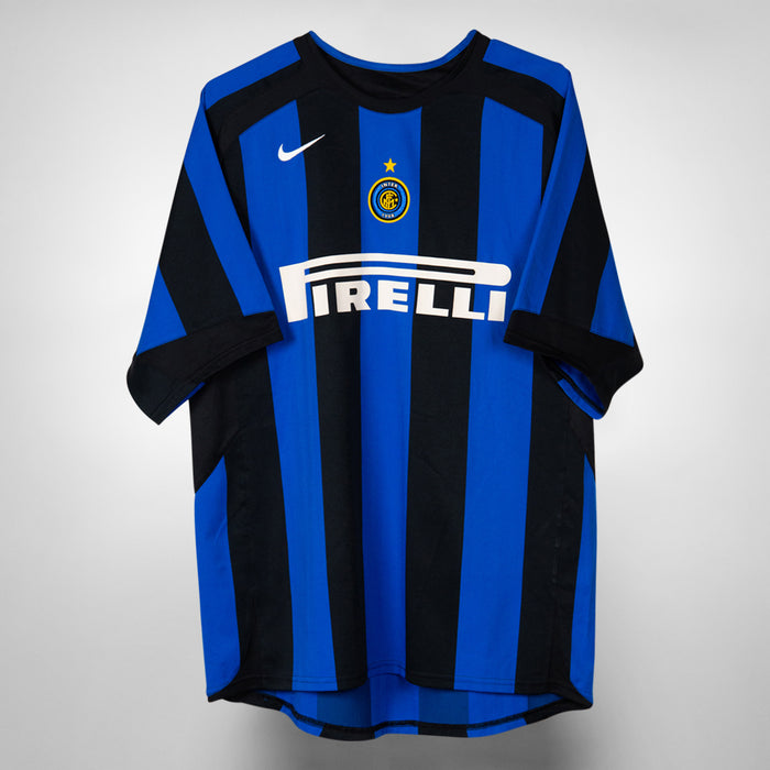 2004-2005 Inter Milan Nike Home Shirt #10 Adriano
