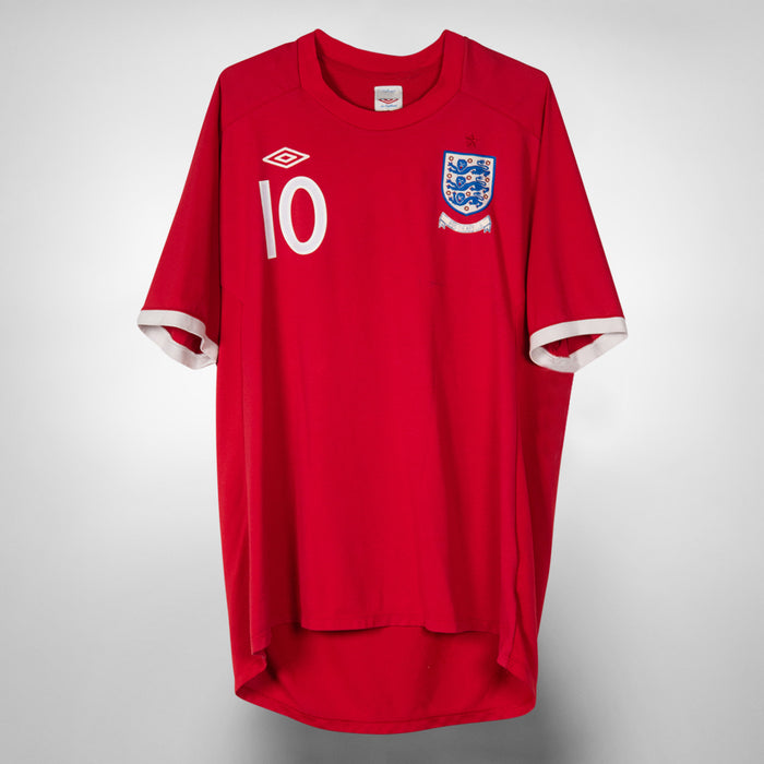 2010-2012 England Umbro Away Shirt #10 Rooney  - Marketplace